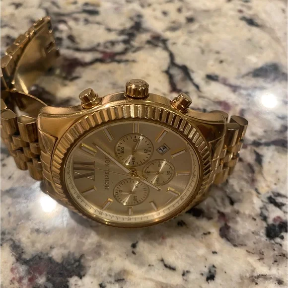 Michael kors Lexington Gold-Tone Watch